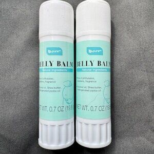 Set of 2 b.pure Natural Belly Balm Coconut Oil and Shea Butter